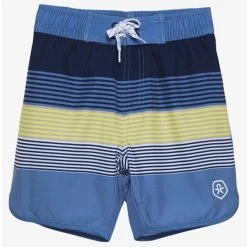 Color Kids Jungen-Bade-Shorts Blau Gelb