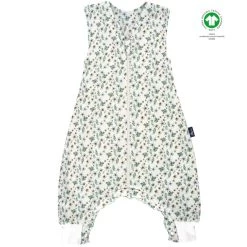 Alvi Kinder-Schlafsack Mit Beinen Sleep-Overall GOTS Petit Fleurs