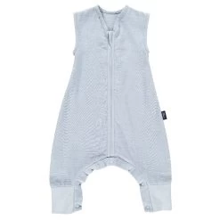 Alvi Kinder-Schlafsack Mull Mit Beinen Sleep-Overall Hellblau