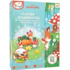 Artista Glitzer-Schneekugel Reh