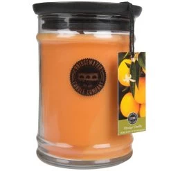 Große Duftkerze Im Glas Orange Vanilla Von Bridgewater Candle Company
