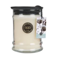 Kleine Duftkerze Im Glas White Cotton Von Bridgewater Candle Company