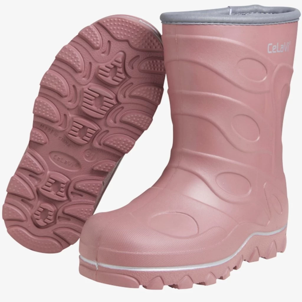 Celavi Kinder-Thermo-Gummistiefel Rosa 3 Celavi Kinder-Thermo-Gummistiefel Rosa