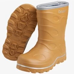 Celavi Kinder-Thermo-Gummistiefel Sanddorn-braun