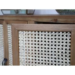 Chic Antique Sideboard 3 Türen Mit Franz Geflecht -Essen - Trinken Verkäufe hersteller chic antique sideboard 3 tueren mit franz geflecht 3