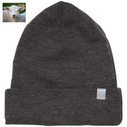 Color Kids Bennie Kinder-Winter-Mütze Strick Wolle Grau