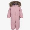 Color Kids Kinder-Schneeanzug Kunstfell Rosa