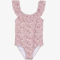 Creamie Mädchen-Badeanzug Flower Lotus