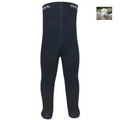 Ewers Kinder-Strumpfhose GOTS Wolle Navy