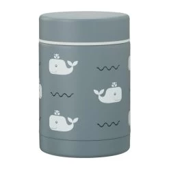 Edelstahl Thermobehälter Wal Blau 300 Ml Von Fresk