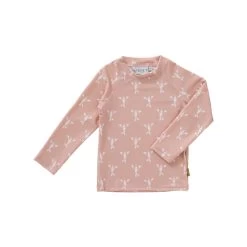 Kinder-UV-Shirt Langarm Hummer Rosa Von Fresk