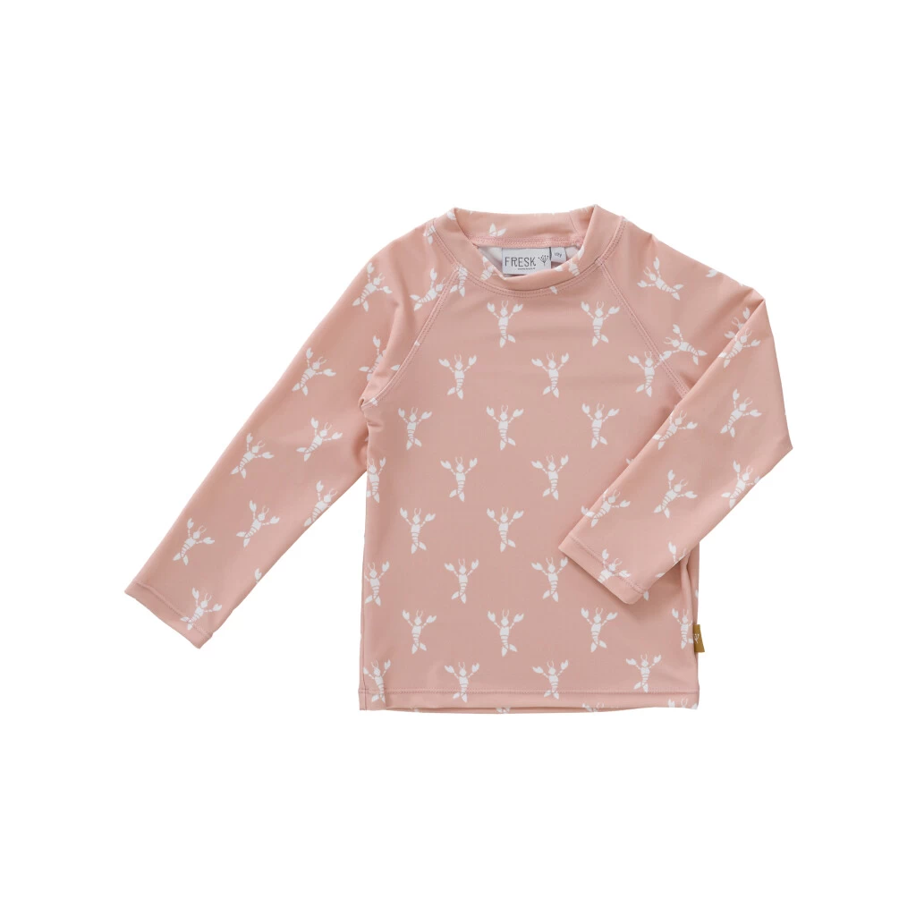 Kinder-UV-Shirt Langarm Hummer Rosa Von Fresk 3 Kinder-UV-Shirt Langarm Hummer Rosa Von Fresk