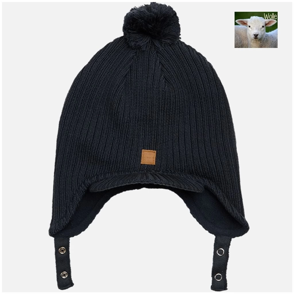 Hust And Claire Freddie Kinder-Mütze Blau 3 Hust And Claire Freddie Kinder-Mütze Blau