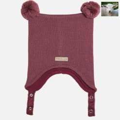 Hust And Claire Freja Kinder-Mütze Wolle Beere