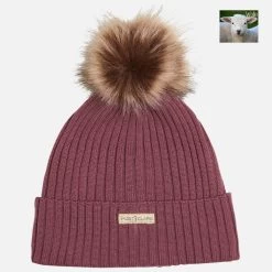 Hust And Claire Fry Kinder-Mütze Wolle Beere