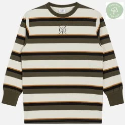 Hust And Claire Ringelshirt Espe Natur-olive