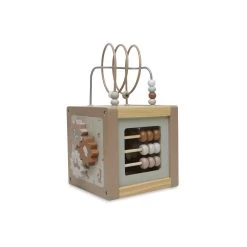 Jollein Aktivitäten-Würfel Aus Holz Farm -Essen - Trinken Verkäufe hersteller jollein aktivitaetenwuerfel aus holz farm 3