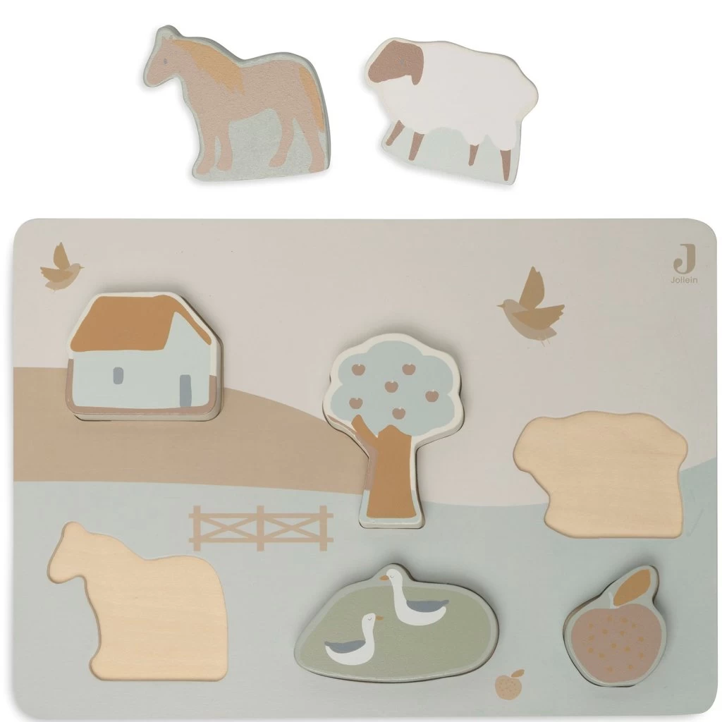 Jollein Holz-Puzzle Bauernhof 3 Jollein Holz-Puzzle Bauernhof