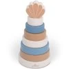 Holz-Stapelturm Shell Blue Von Jollein -Essen - Trinken Verkäufe hersteller jollein holz stapelturm shell blue