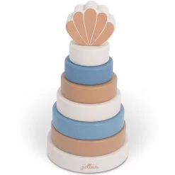 Holz-Stapelturm Shell Blue Von Jollein