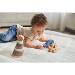 Holz-Stapelturm Shell Blue Von Jollein 9 Holz-Stapelturm Shell Blue Von Jollein -Essen - Trinken Verkäufe hersteller jollein holz stapelturm shell blue 4