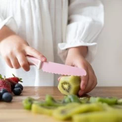 Kiddikutter Kindermesser Altrosa - Cotton Candy