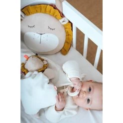 Kikadu Baby-Activity- Stoff-Löwe -Essen - Trinken Verkäufe hersteller kikadu baby activity stoff loewe 3