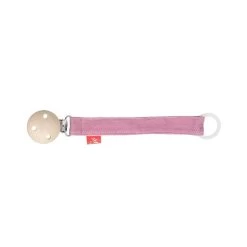 Kikadu Baby-Schnullerkette Musselin Pink