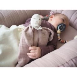 Kikadu Baby-Stoff-Püppchen Rosa GOTS -Essen - Trinken Verkäufe hersteller kikadu baby stoff pueppchen rosa gots 3