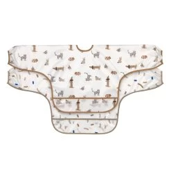 LÄSSIG Lässig Ärmellätzchen 2er-Set Long Sleeve Bib Little Mateys Royal Blau