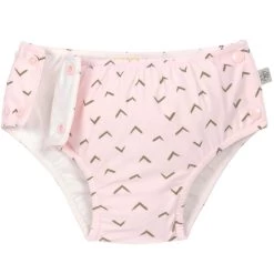 LÄSSIG Lässig Baby-Windel-Badehose Zacken Rosa
