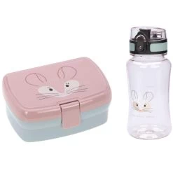 LÄSSIG Brotose Und Trinkflasche About Friends Chinchilla Von Lässig