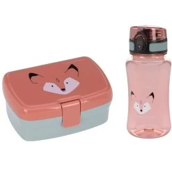 LÄSSIG Brotdose Und Trinkflasche About Friends Fox Von Lässig