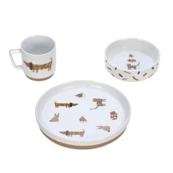 LÄSSIG Kindergeschirr Set Porzellan - Little Mateys Royal Blau Von Lässig -Essen - Trinken Verkäufe hersteller laessig kindergeschirr set porzellan little mateys royal blau 3