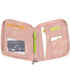 LÄSSIG Mutterpasshülle - Document Pouch Soft Stripes Rose Von Lässig