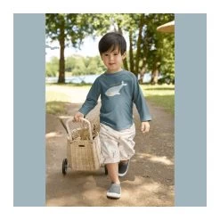 LÄSSIG Lässig UV-Kinder-Shirt Blauwal