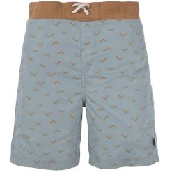 LÄSSIG Lässig Windel-Badeshorts Zacken Hellblau