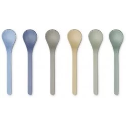 6er-Pack Löffel Peppermint Multi Mix Von Liewood
