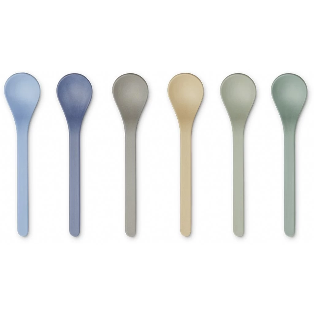6er-Pack Löffel Peppermint Multi Mix Von Liewood 3 6er-Pack Löffel Peppermint Multi Mix Von Liewood
