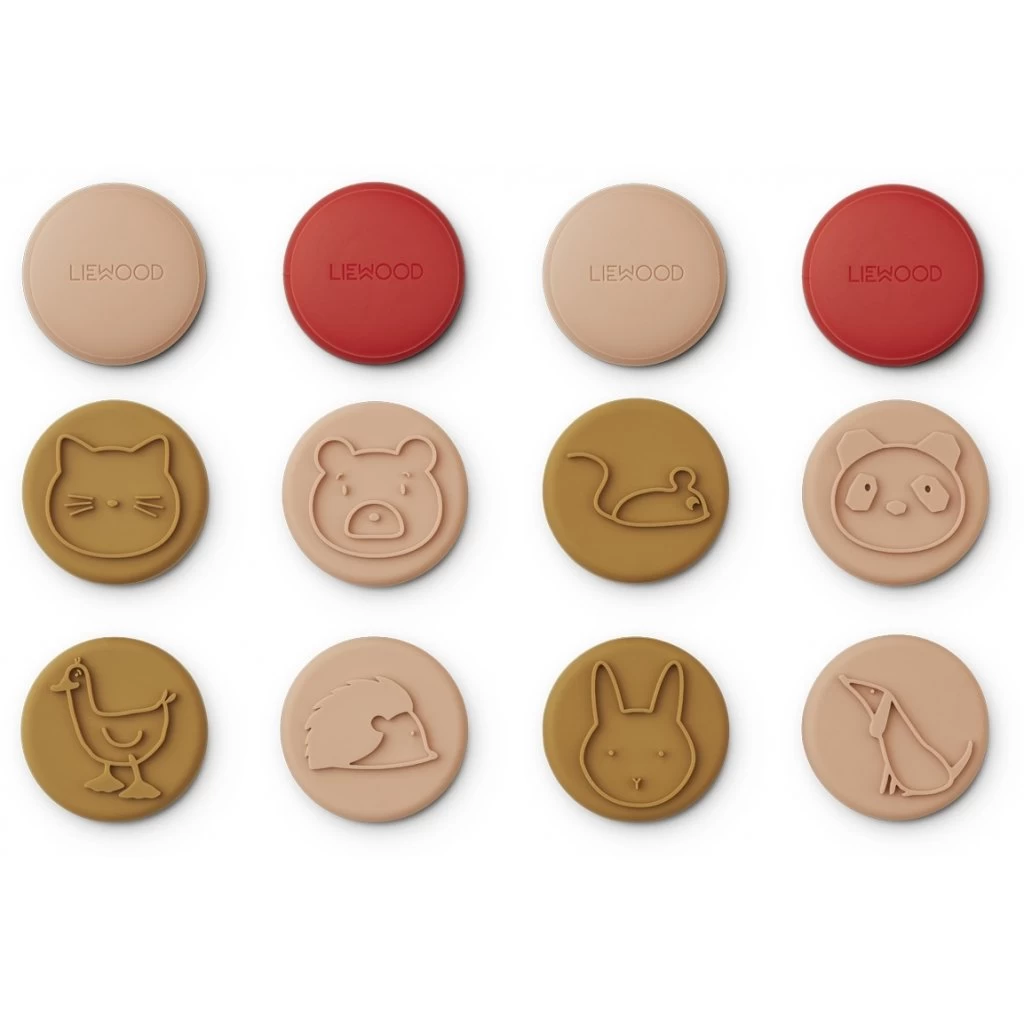 8er-Pack Silikon Stempel Tuscany Rose Multi Mix Von Liewood 3 8er-Pack Silikon Stempel Tuscany Rose Multi Mix Von Liewood