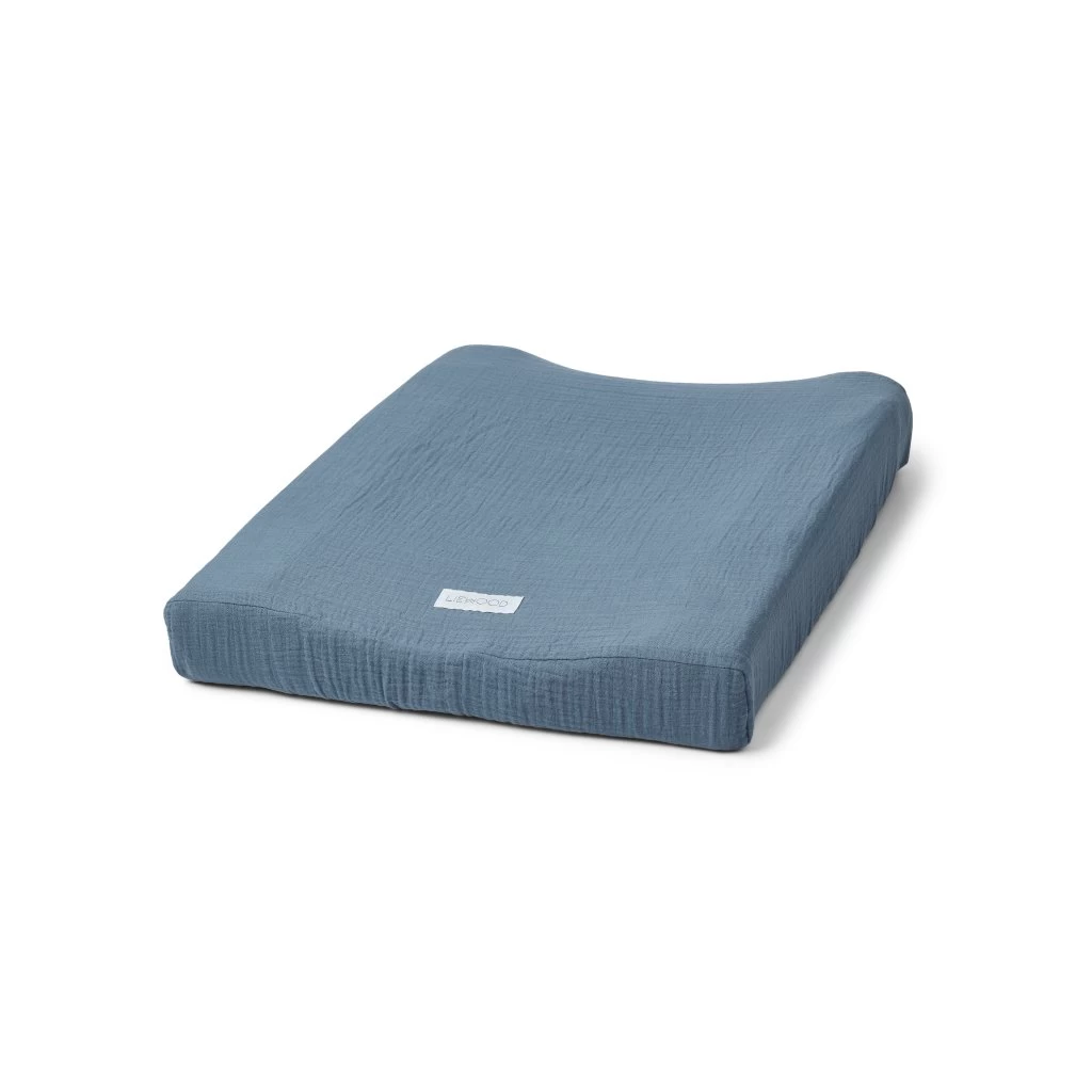 Wickelauflagenbezug Musselin Blau 65 X 50 Cm Von Liewood 3 Wickelauflagenbezug Musselin Blau 65 X 50 Cm Von Liewood