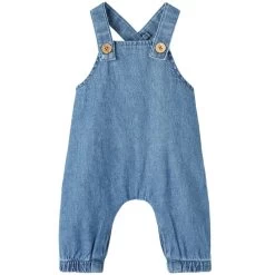 Lil Atelier Baby-Latz-Hose Rongel Jeans