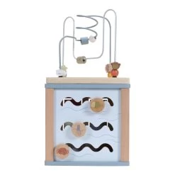 Holz Motorik Würfel Blue Von Little Dutch -Essen - Trinken Verkäufe hersteller little dutch holz motorik wuerfel blue 4