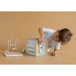 Holz Motorik Würfel Blue Von Little Dutch -Essen - Trinken Verkäufe hersteller little dutch holz motorik wuerfel blue 5