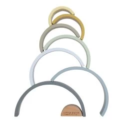 Holz Regenbogen Blau Von Little Dutch -Essen - Trinken Verkäufe hersteller little dutch holz regenbogen blau 6 x 32 19 cm 3