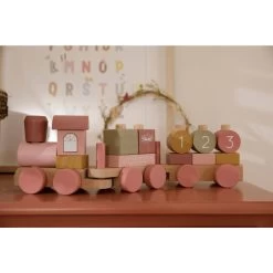 Holz Zug/ Eisenbahn - Pink Von Little Dutch -Essen - Trinken Verkäufe hersteller little dutch holz zug eisenbahn pink 4