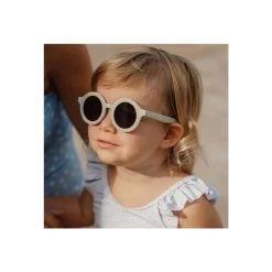 Little Dutch Kindersonnenbrille Rund Olive-grün