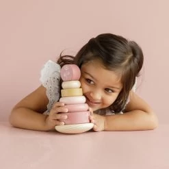 Ring Stapelturm Pink Von Little Dutch -Essen - Trinken Verkäufe hersteller little dutch ring stapelturm pink 3