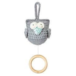 Häkel Spieluhr Eule - Grau Mit Mint (Twinkle Twinkle Little Star) Von Maylily