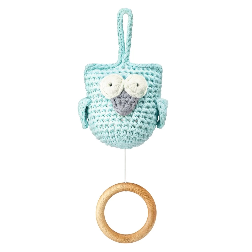 Häkel Spieluhr Eule - Mint (Twinkle Twinkle Little Star) Von Maylily 3 Häkel Spieluhr Eule - Mint (Twinkle Twinkle Little Star) Von Maylily